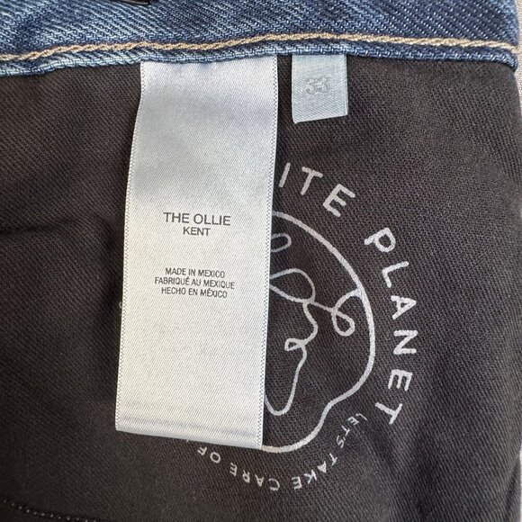 Favorite Daughter The Ollie Low Rise Ultimate Baggy Wide Leg Kent Wash Size 33 - Picture 13 of 17